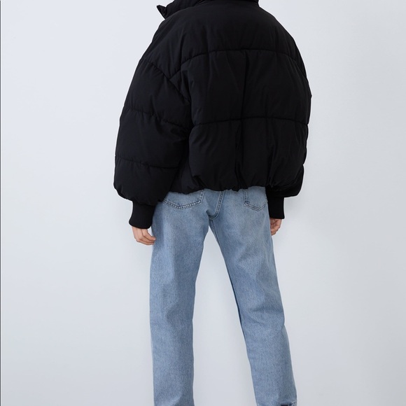Zara oversized black puffer size small - Picture 6 of 12